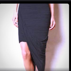 Dolan T-Shirt Oblique Wrap Skirt in Size L